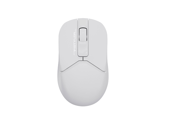 A4Tech MOUSE, PC sau NB, wireless, 2.4GHz, optic, 1200 dpi, butoane/scroll 3/1, alb, FG12-W