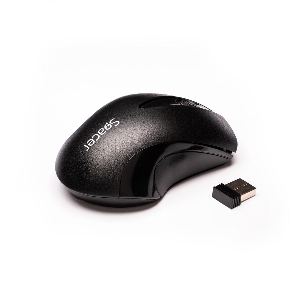 SPACER Mouse Wireless, 1001 2000 dpi, Negru, SPMO-W12 - imagine 3