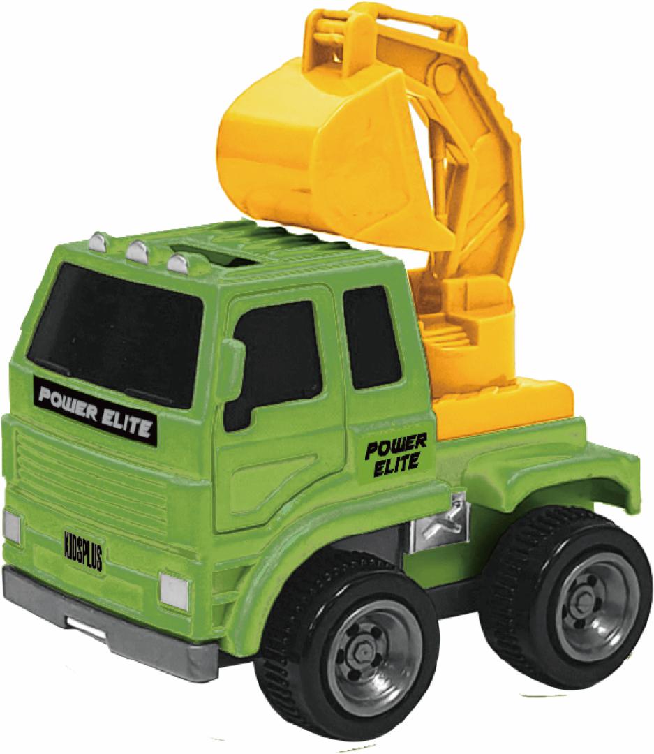 CEVODLE VEHICULE CU FRICTIUNE, SCARA 1/43, 10CM, EXCAVATOR VERDE, CEV43501-3003VEREXCAVATOR