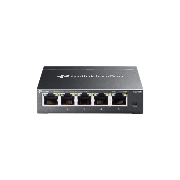 Tp-Link SWITCH Omada easy managed, 5 porturi Gigabit, carcasa metalica, ES205G