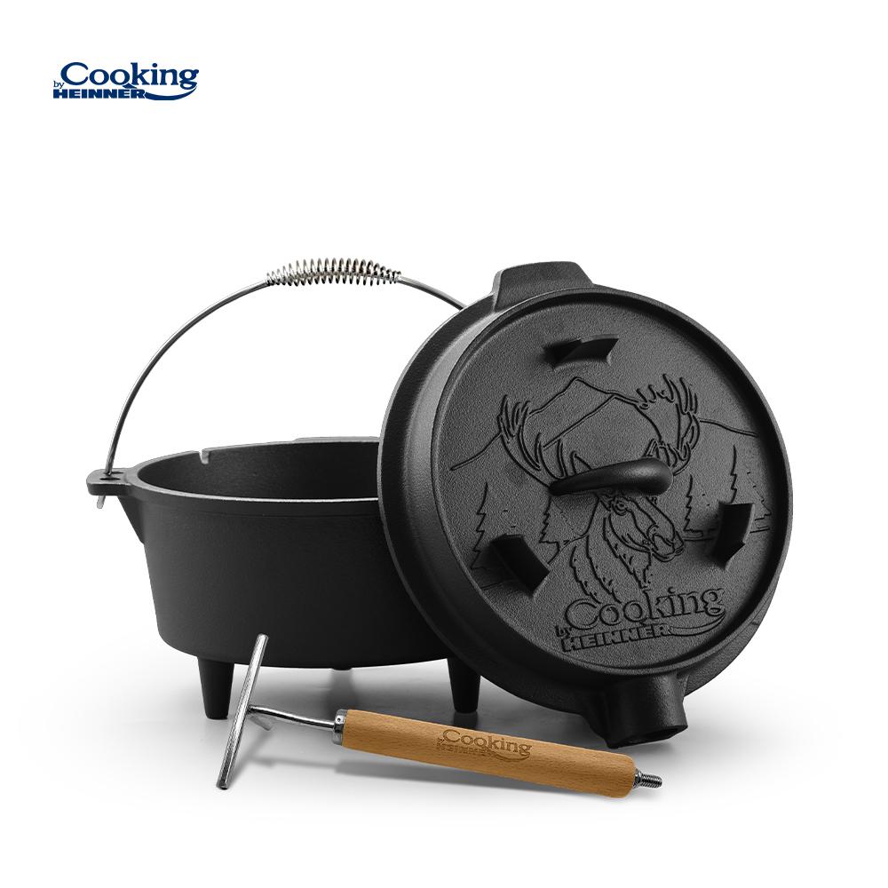 HEINNER CEAUN FONTA PURA + CAPAC DIA 25 CM, 3.7 L, NATURE, COOKING BY, HR-ZVC-TC4