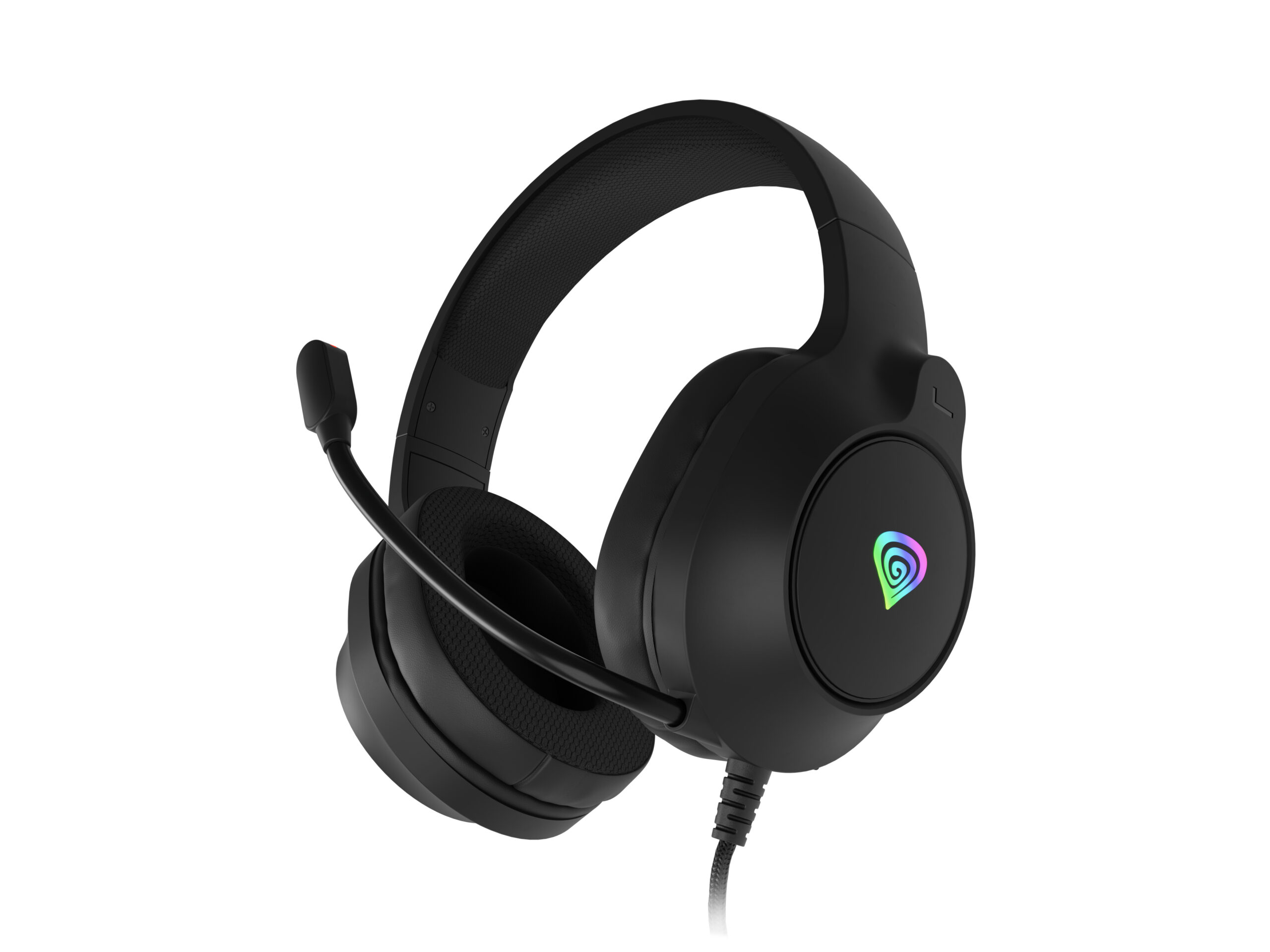 Genesis Casti cu fir Neon 213 RGB negru, NSG-2306 - imagine 7