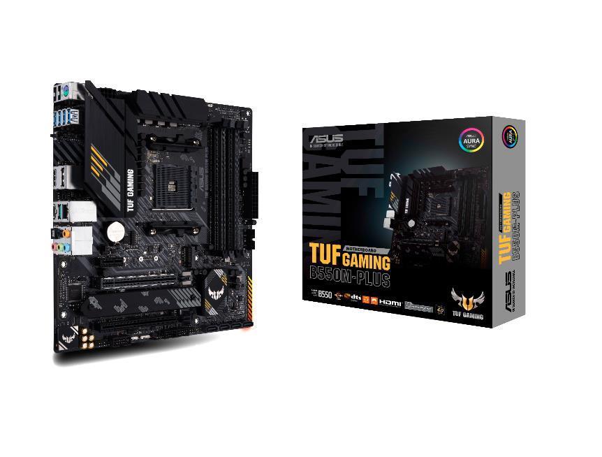 Asus PLACA de BAZA, skt AM4, mATX, AMD B550, 4 x DDR4, max. 128 GB, 4 x SATA, TUF GAMING B550M-PLUS