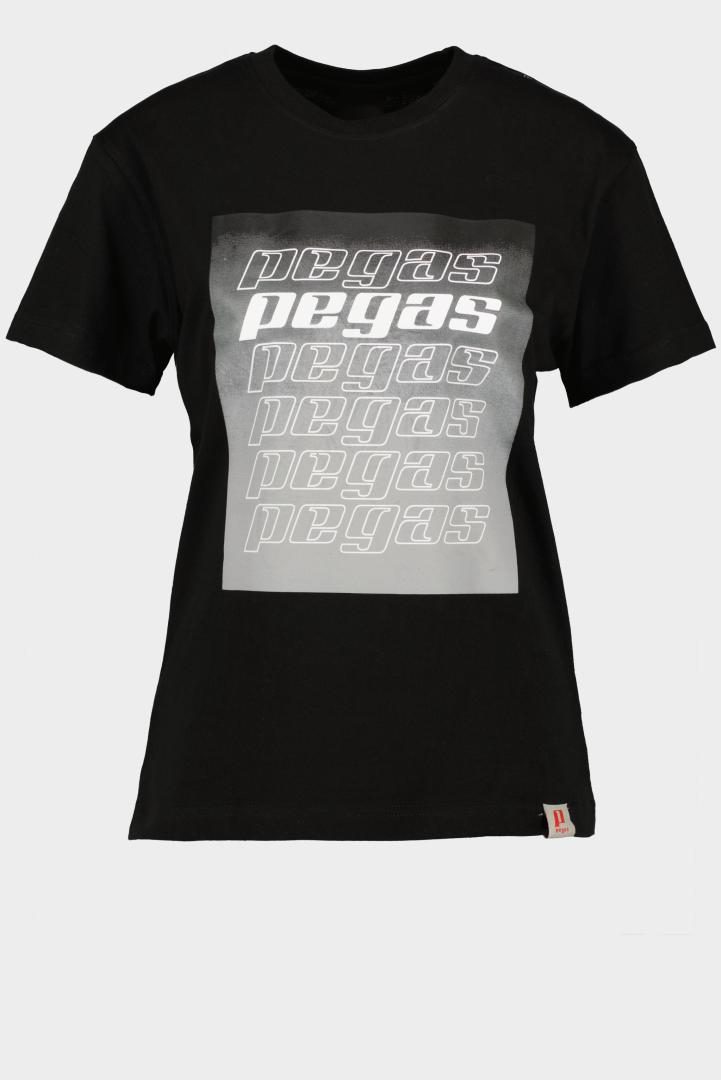 PEGAS TRICOU 3 CULORI DAMA M, TPG23FATA3C-BLK_M