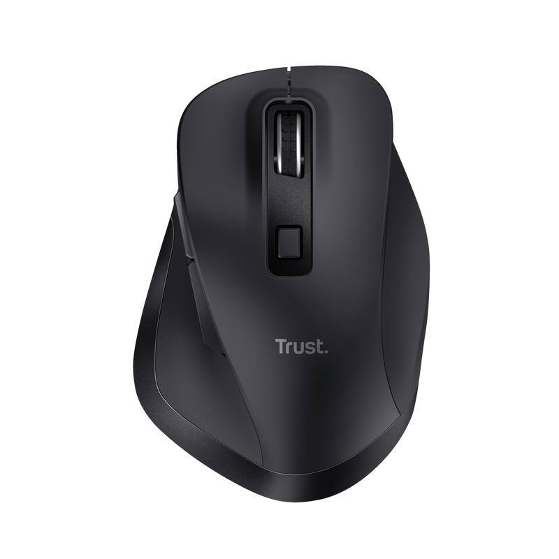 TRUST Mouse Wireless Fyda, 2400 dpi, Negru, TR-24727