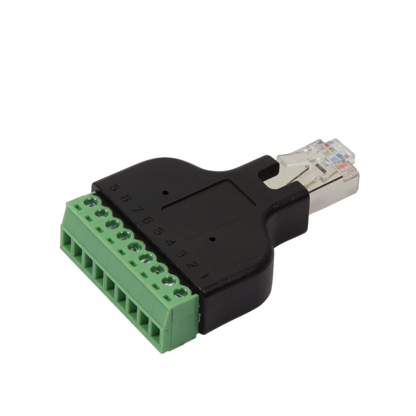 Logilink ADAPTOR RJ45 (T) la conector 8-pin, negru, MP0050