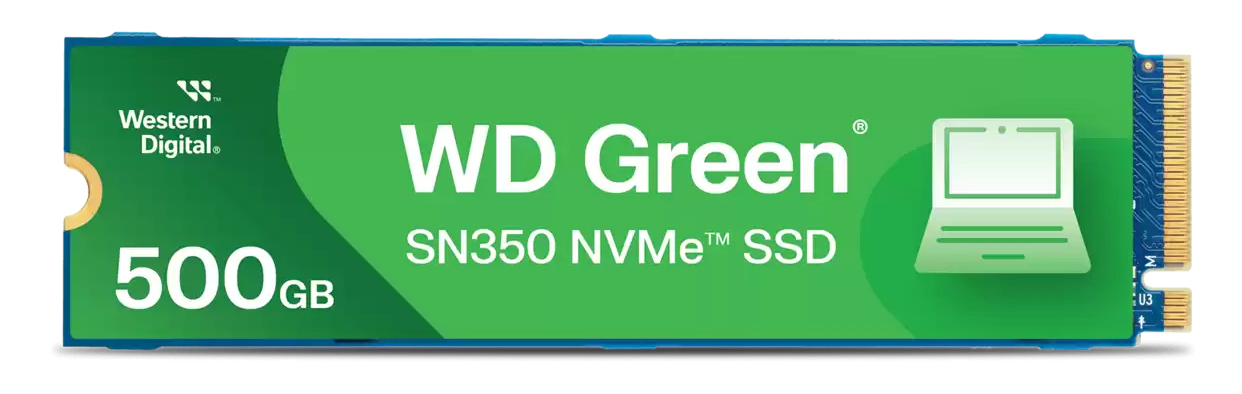 WD GREEN SSD 500GB NVME M.2PCIE/GEN3 X2 3Y WARRANTY SN35, WDS500G2G0C-00CDH0 - imagine 2
