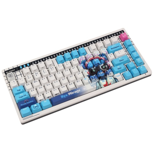 A4Tech Tastatura gaming Bloody AT75 Alpha Optical Switch Mechanical Keyboard USB, AT75 Nyx Mirage