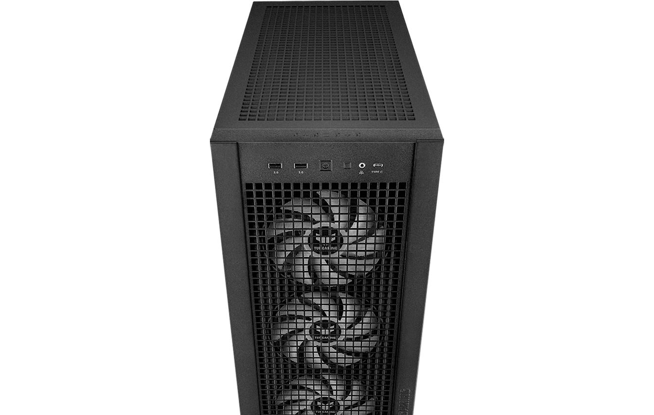 Asus Carcasa GT302 TUF GAMING BLACK, TUF GAMING GT302 TG ARGB BLACK