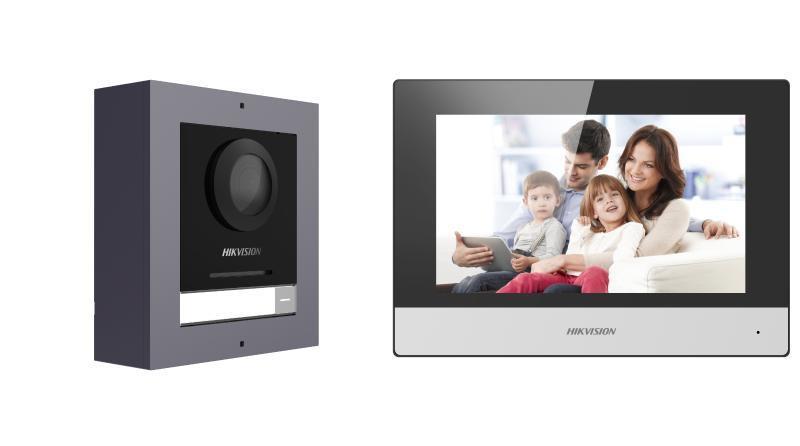 HIKVISION Kit videointercom IP, DS-KIS602(B)