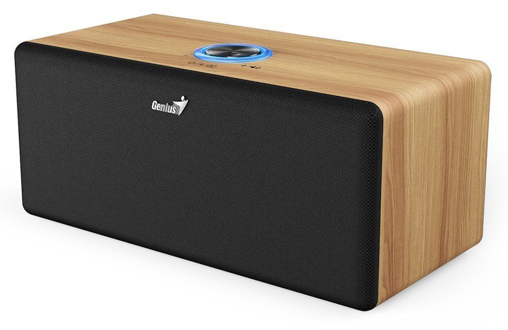 Genius BOXA cu fir "SP-HF505BT" 20W RMS, Bluetooth 5.3, AUX in, Jack 3.5mm, pine wood, 31730056401