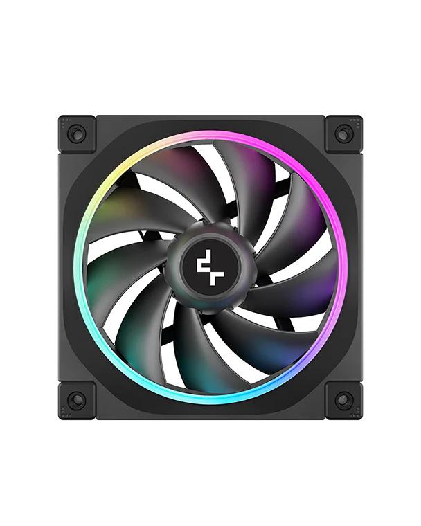 Deepcool Ventilator "FL12R", 120mm, 500-2150 RPM, FDB, 55 cfm, 4pin PWM, negru, R-FL12R-BKAPN1-G