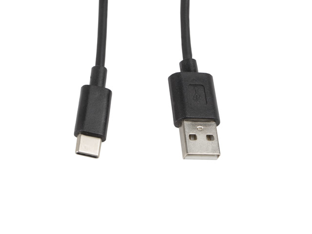 Lanberg Cablu USB-C(M) USB-A(M) 2.0 1 m negru, CA-USBO-10CC-0010-BK