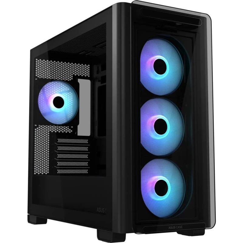 Asus Carcasa, A23 PLUS TG ARGB BLACK