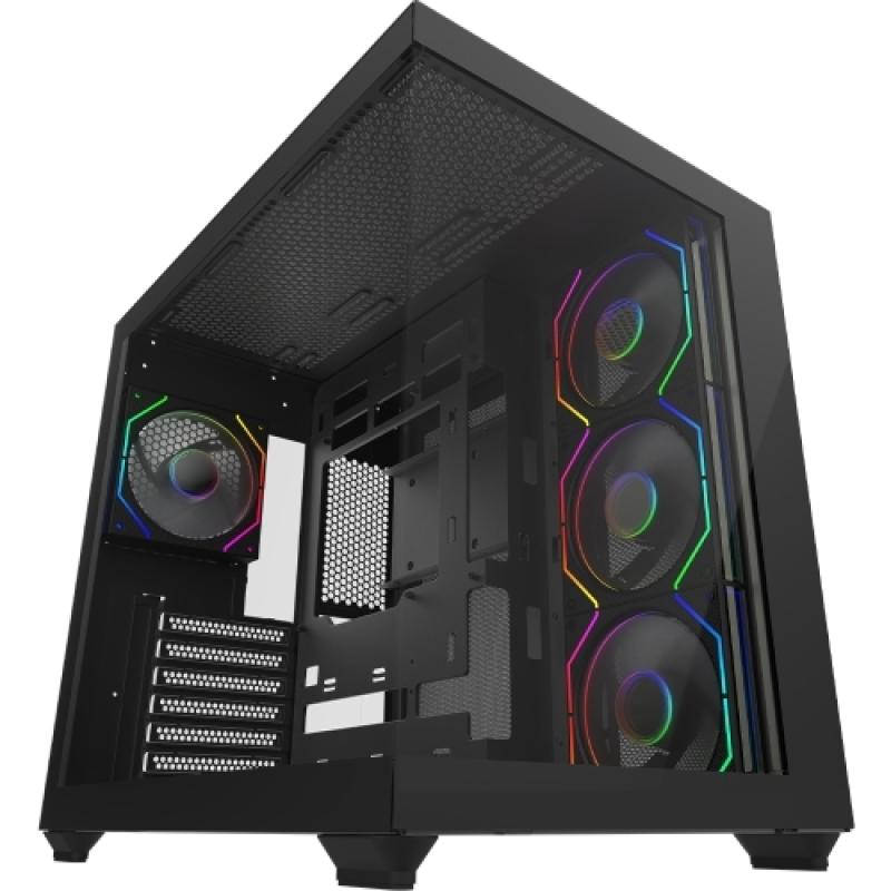 AQIRYS Carcasa Orcus, RGB, Mid Tower, Black, AQRYS_ORCUSBK