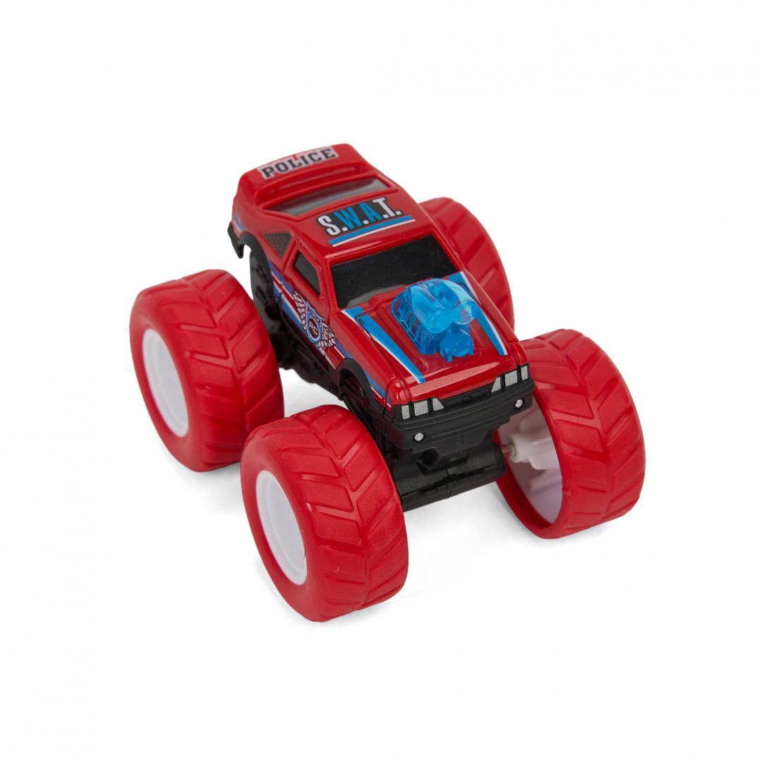 MomKi MASINA DE POLITIE, 8.5CM, DIVERSE MODELE SI CULORI, MOMKI1199-8A - imagine 3