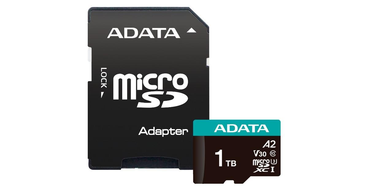ADATA Card de Memorie MICROSDXC, 1TB, UHS-I U3 Class 10(V30S), AUSDX1TUI3V30SA2-RA1