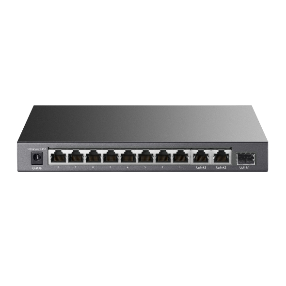 Tp-Link Switch POE+ 8-Port 10/100Mbps + 3-Port Gigabit Desktop Switch with 8-Port PoE+, TL-SL1311P