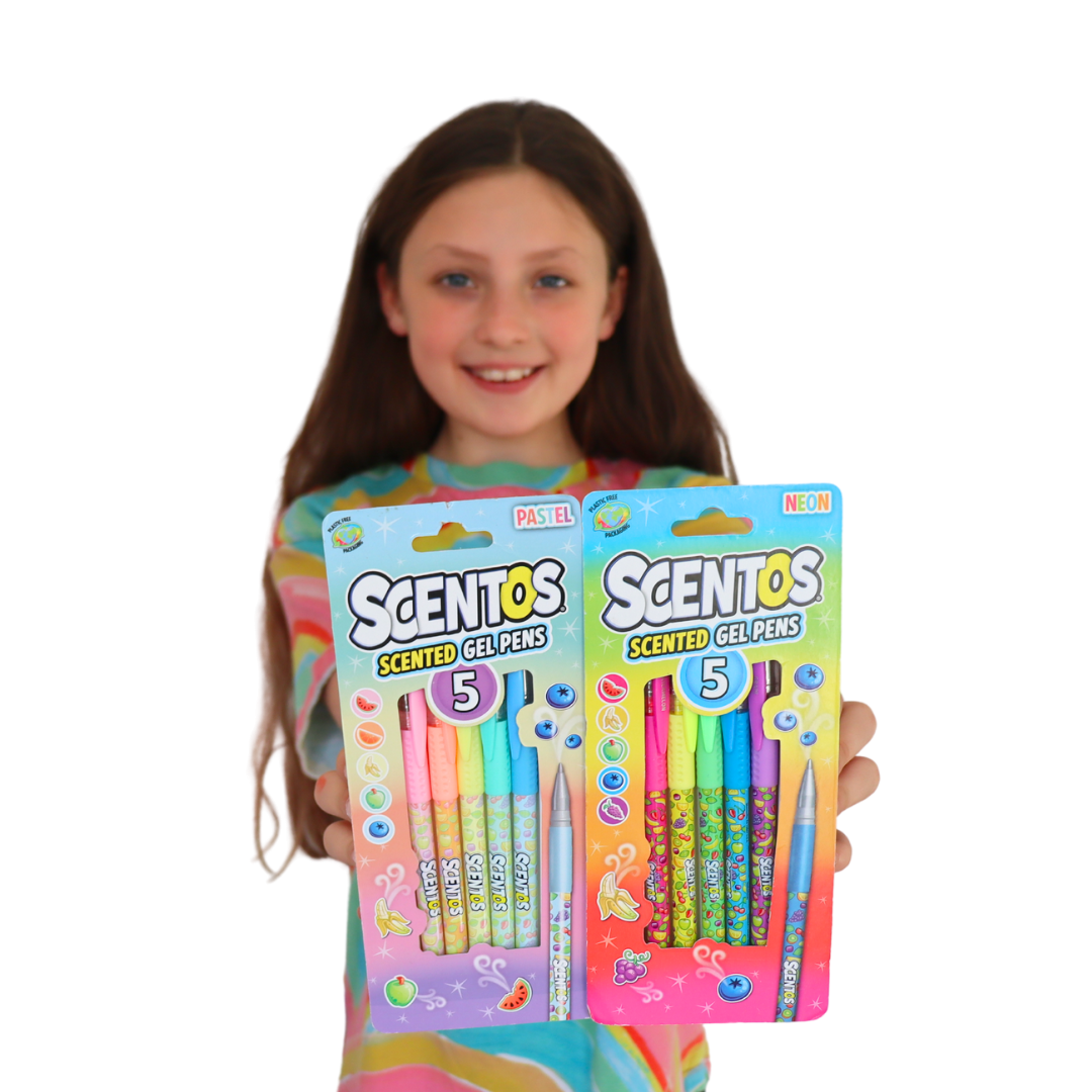 SCENTOS SET 5 PIXURI PARFUMATE CU.GEL, NEON/ PASTEL, SCS60916
