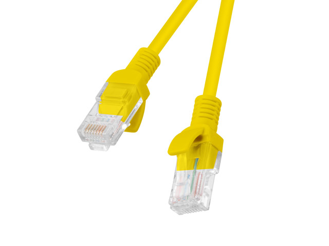 Lanberg Patch cord Cat.6 UTP 0.5M m galb, PCU6-10CC-0050-Y