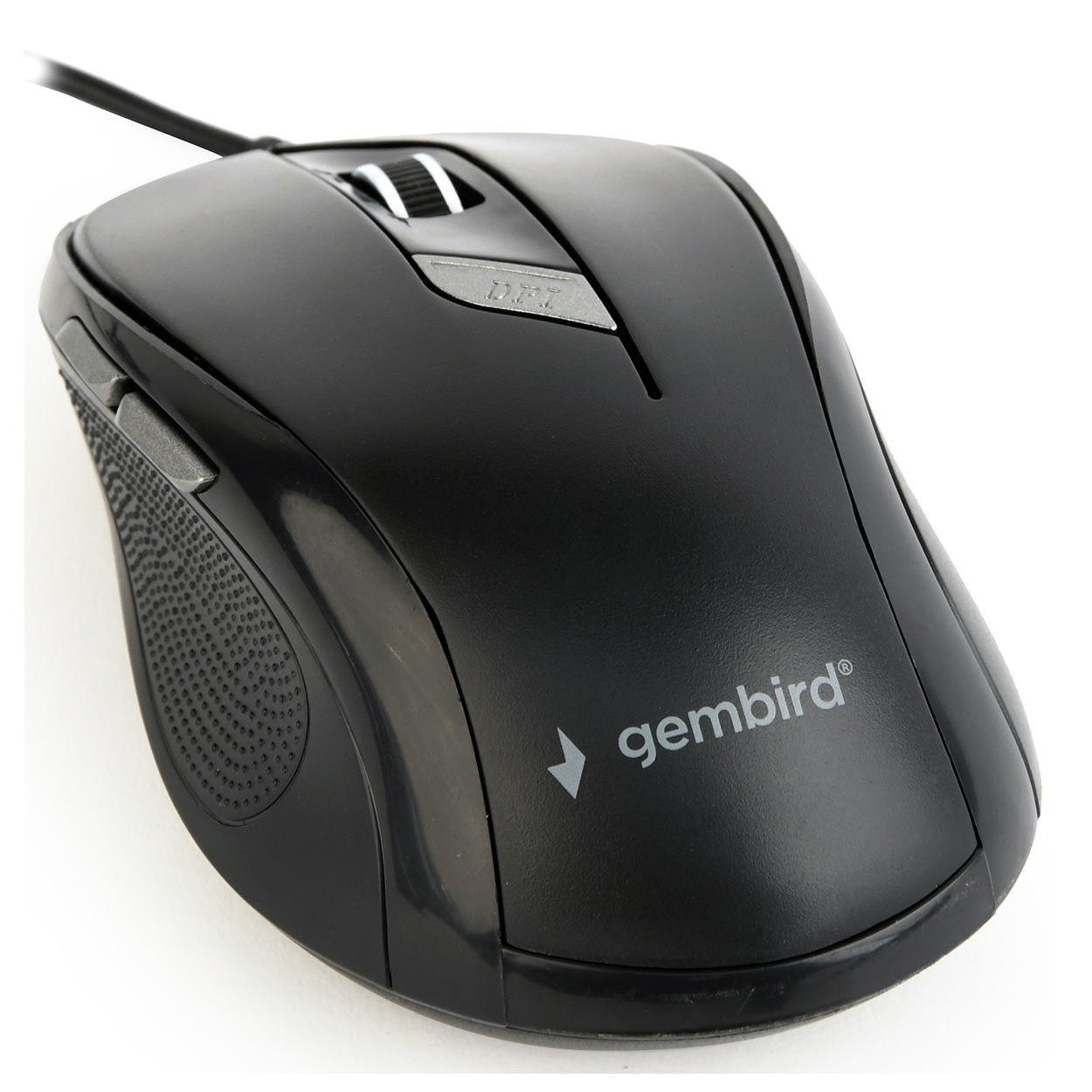 Gembird MOUSE, PC sau NB, cu fir, USB, optic, 1600 dpi, butoane/scroll 6/1, negru, MUS-6B-01