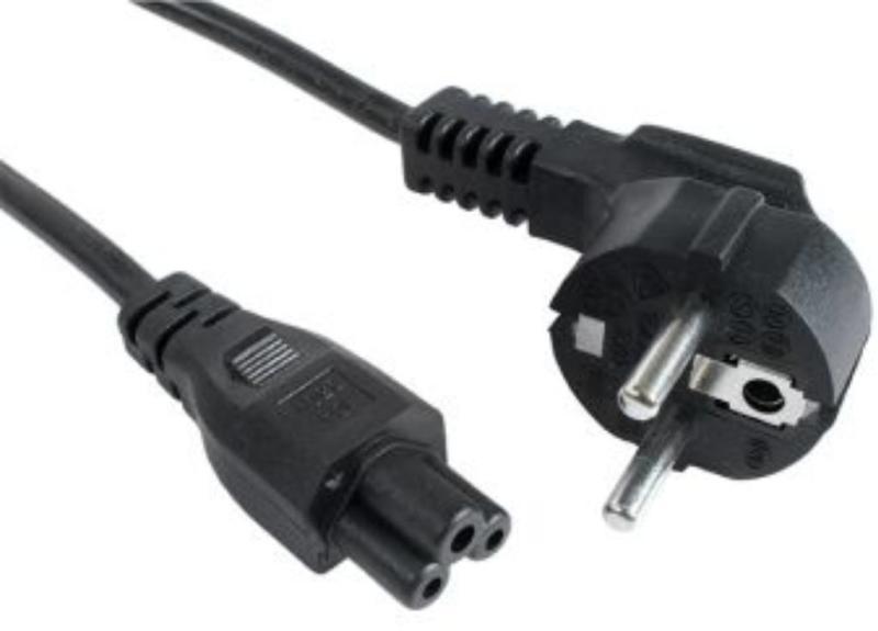 Gembird CABLU alimentare notebook 1m, intrare Shucko, iesire C5, 16A, certificare, PC-186-ML12-1M
