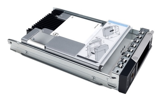 Dell 480GB SSD SATA 6Gbps Read Intensive 512e 2.5in with 3.5in HYB carrier, 1DWPD, CK, 345-BJSM-05