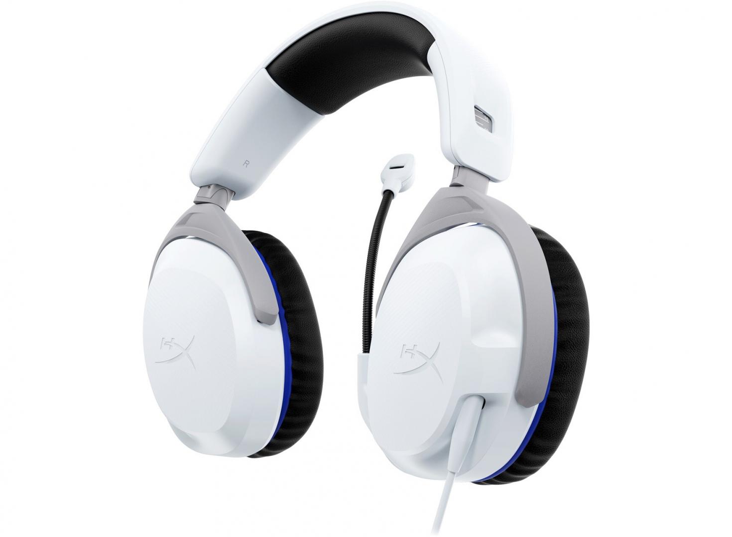 HP Casti Gaming Head-band HyperX Cloud Stinger 2, Wired, noise-canceling, Alb, 75X29AA - imagine 3