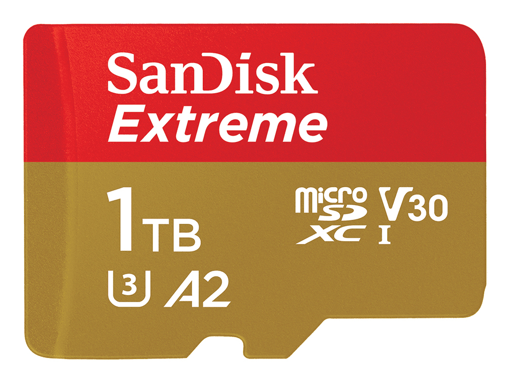 Sandisk Card memorie Extreme 1 TB microSDXC, memory card (UHS-I U3, Class 10, SDSQXAV-1T00-GN6MA