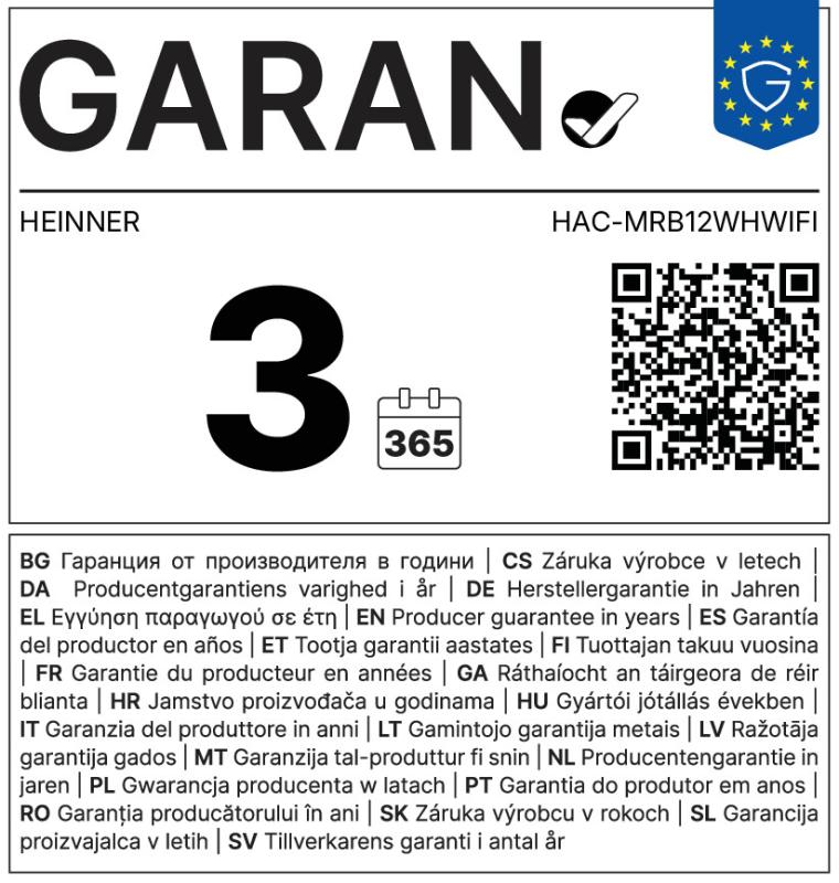HEINNER AER CONDITIONAT, HAC-MRB12WHWIFI - imagine 3