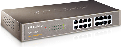 Tp-Link SWITCH 16 porturi 10/100Mbps. carcasa metalica, TL-SF1016DS