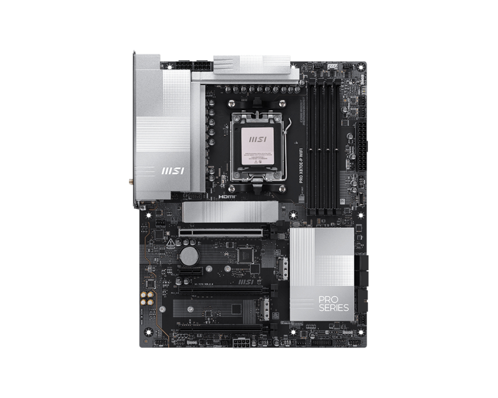 MSI Placa de baza, AM5, DDR5, BT, ATX, Negru 911-7E70-002, PRO X870E-P WIFI