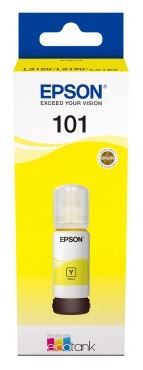 Epson Cartus Cerneala Original Yellow, nr.101 pentru L4150|L4160|L6160|L6170|L6190, 70ml, C13T03V44A