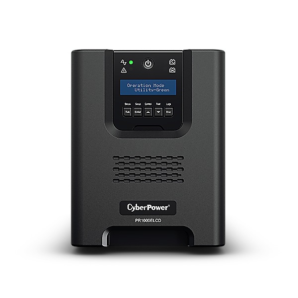 Cyber Power UPS Line Int. cu sin. pura, cu management, Tower, LCD, 1000VA/900W, AVR, 8x, PR1000ELCD - imagine 4