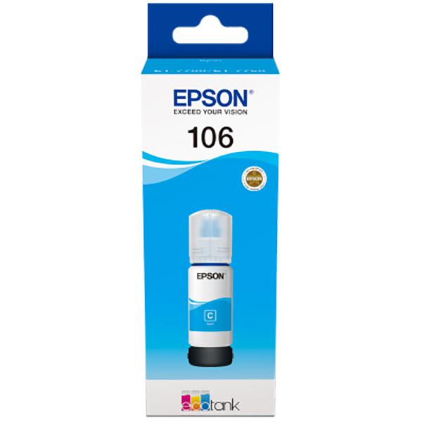 EPSON Cartus 106 EcoTank, Cyan, C13T00R240