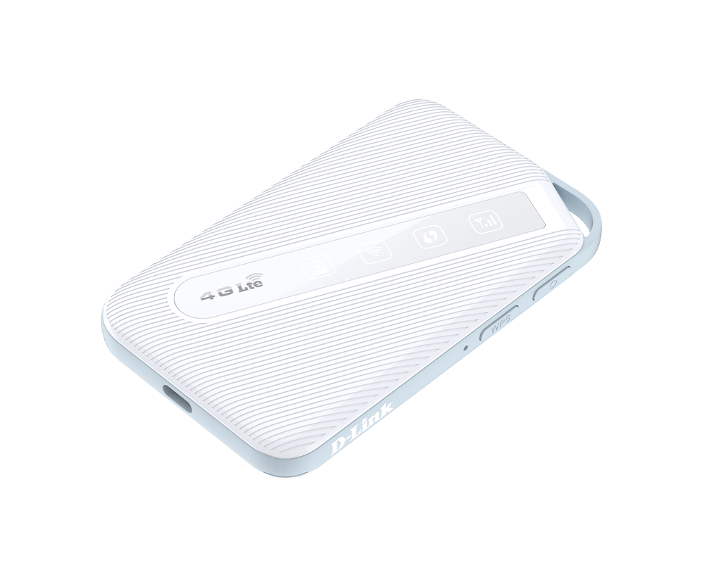D-Link ROUTER wireless. AX300, 4G LTE 150Mbps,baterie 3000mAh, slot SIM 4G/3G Wi-Fi 6, alb, DWR-932W
