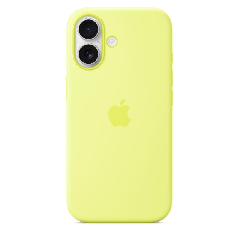 APPLE iPhone 17 Silicone Case with MagSafe - Neon Yellow, MGEV4ZM/A