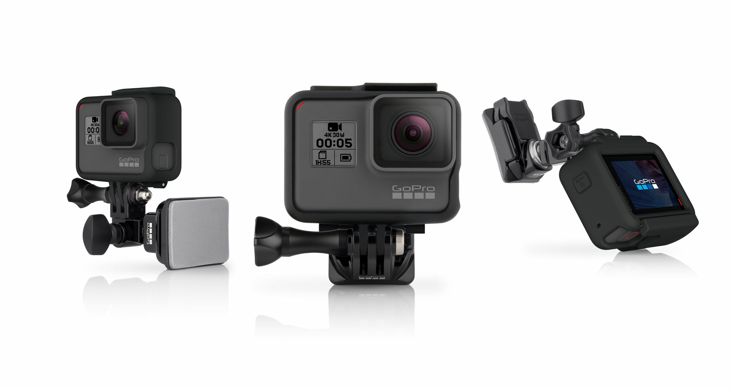 GoPro Montura casca, montare fata sau lateral, AHFSM-001