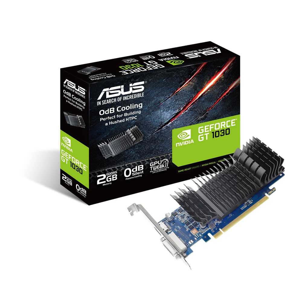 Asus PLACA VIDEO NVIDIA GeForce GT 1030, 2 GB GDDR5 64 biti, PCI Express 3.0 x 8, GT1030-SL-2G-BRK - imagine 4
