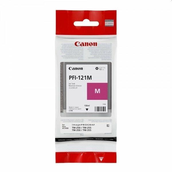 Canon Cartus Cerneala Original Magenta, PFI-121M pentru IPF M-255|TM-350|TM-355, 130ml, 6267C001AA