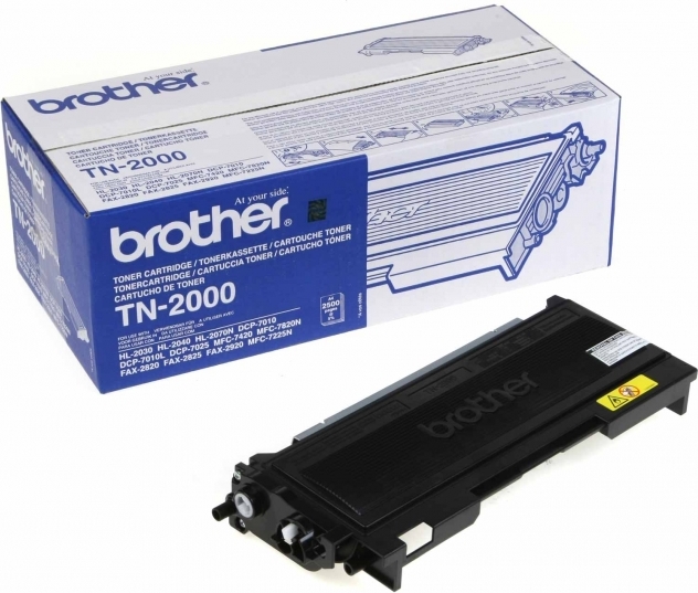 BROTHER Toner Original Black pentru HL-2030|2040|2070|DCP-7010|MFC-7420|7820|Fax-2820|2920, TN2000