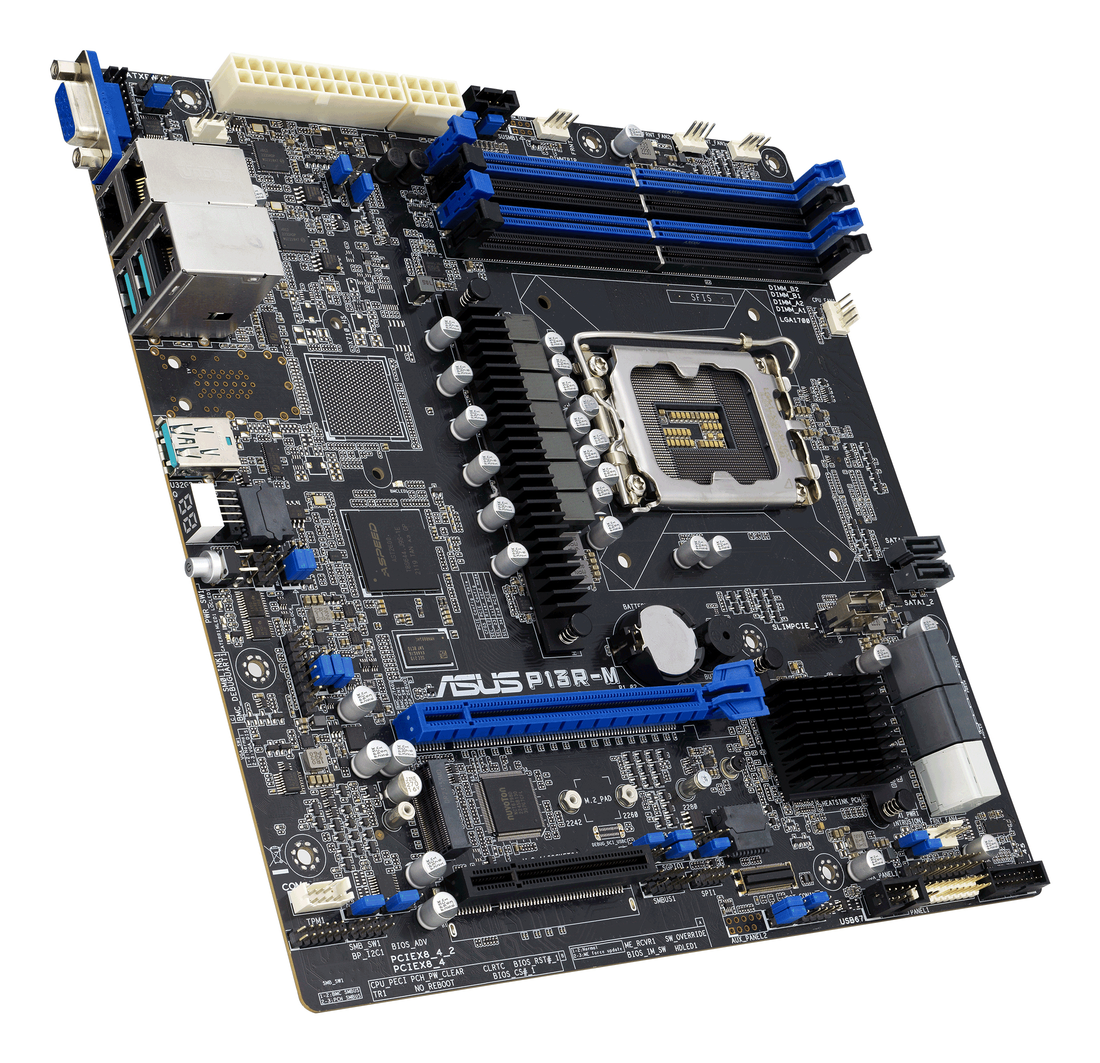 Asus Placa de baza P13R-M Intel C262 LGA1700 DDR5 micro ATX, 90SB0C70-M0UAY0 - imagine 2