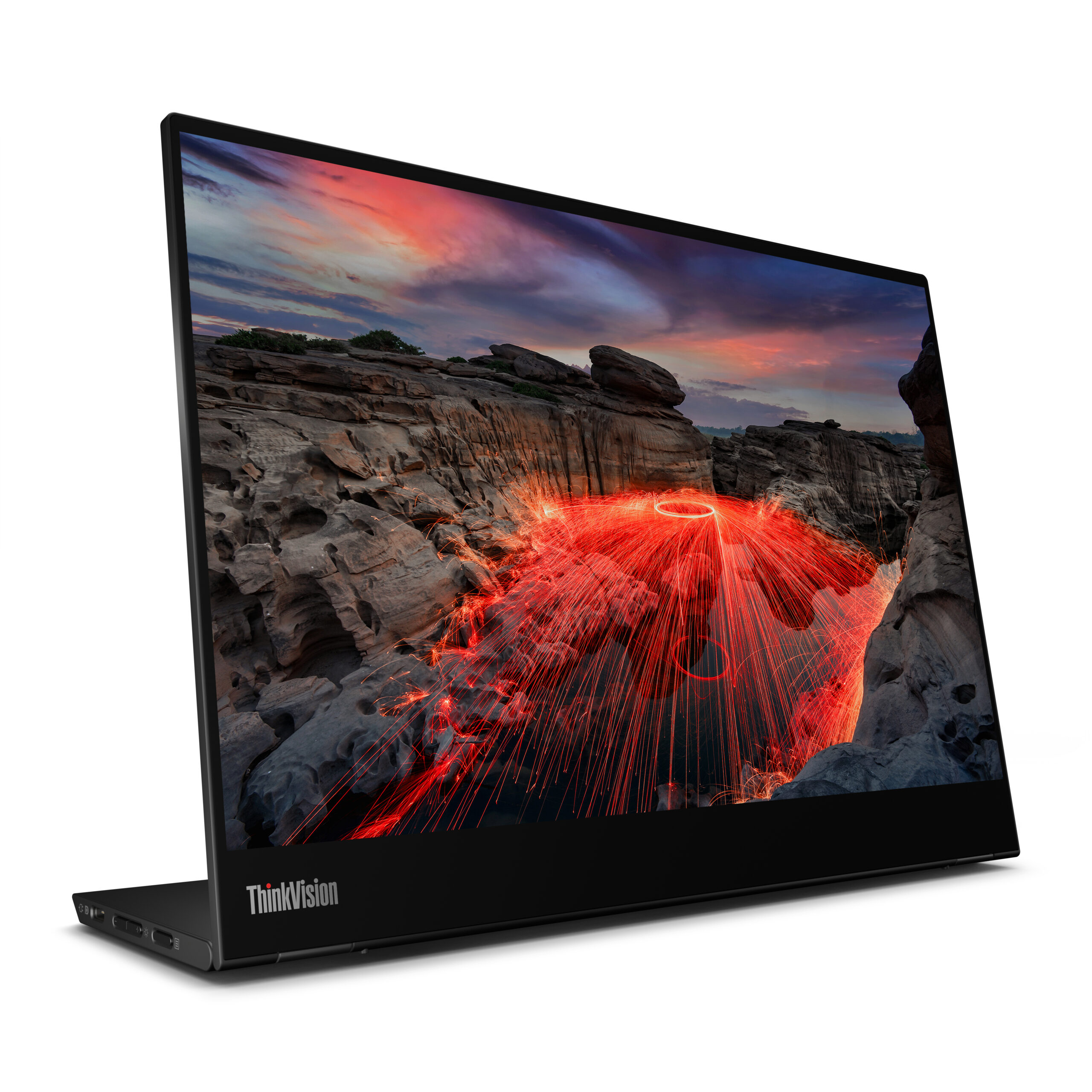 Lenovo Monitor LED ThinkVision M14t G2 14" 2240 x 1400 16:10 4/6ms 60Hz Negru, 63FDUAT6WL - imagine 2