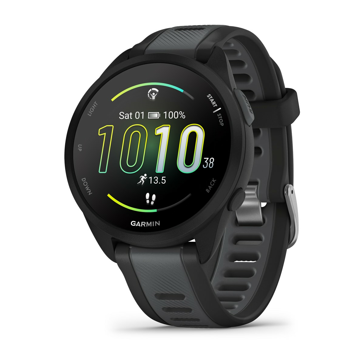 Garmin Smartwatch Forerunner 165 Music Black/Slate grey, 010-02863-30