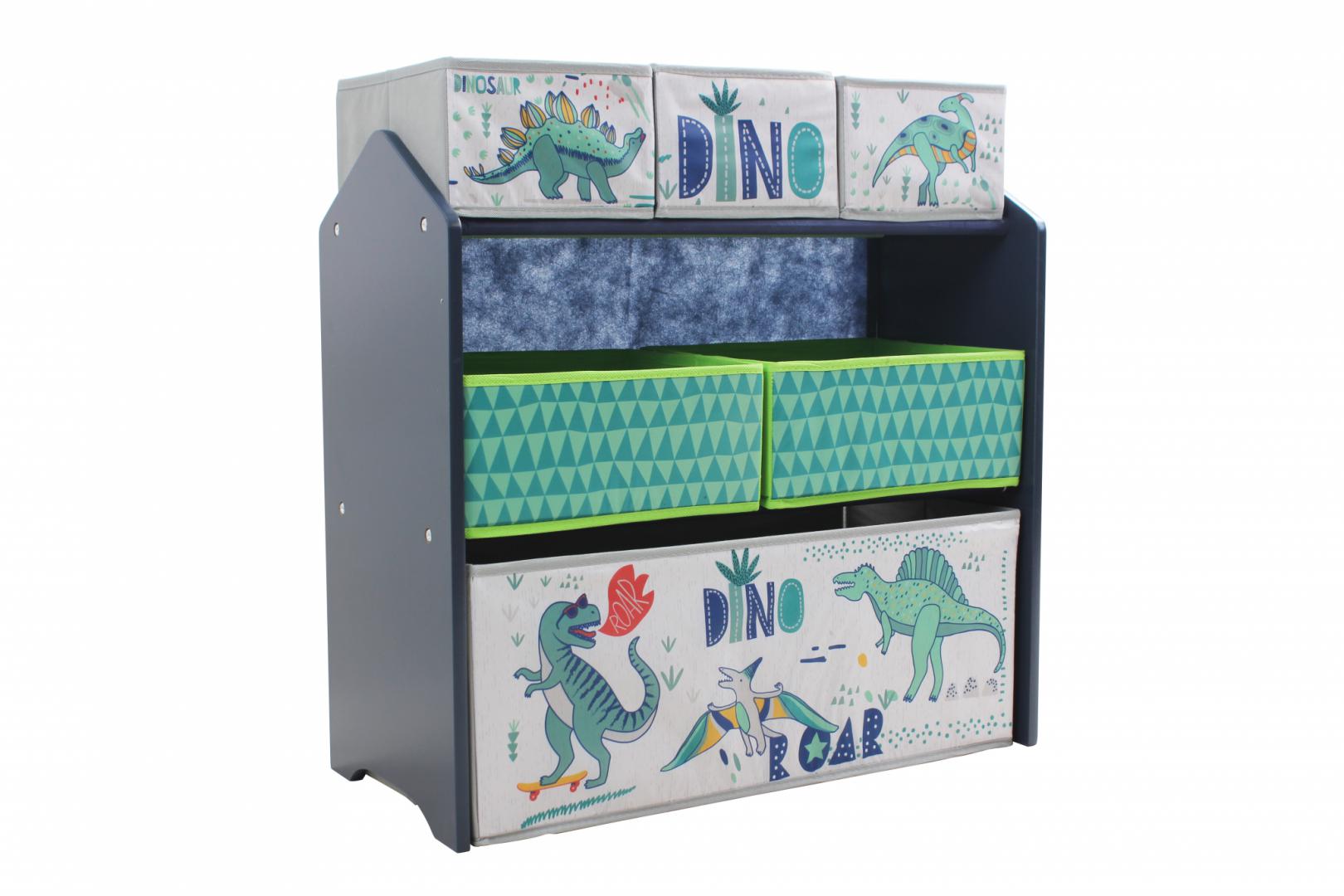 U-GROW Dulap depozitare jucarii Dinozauri, UMDU05-DN - imagine 2