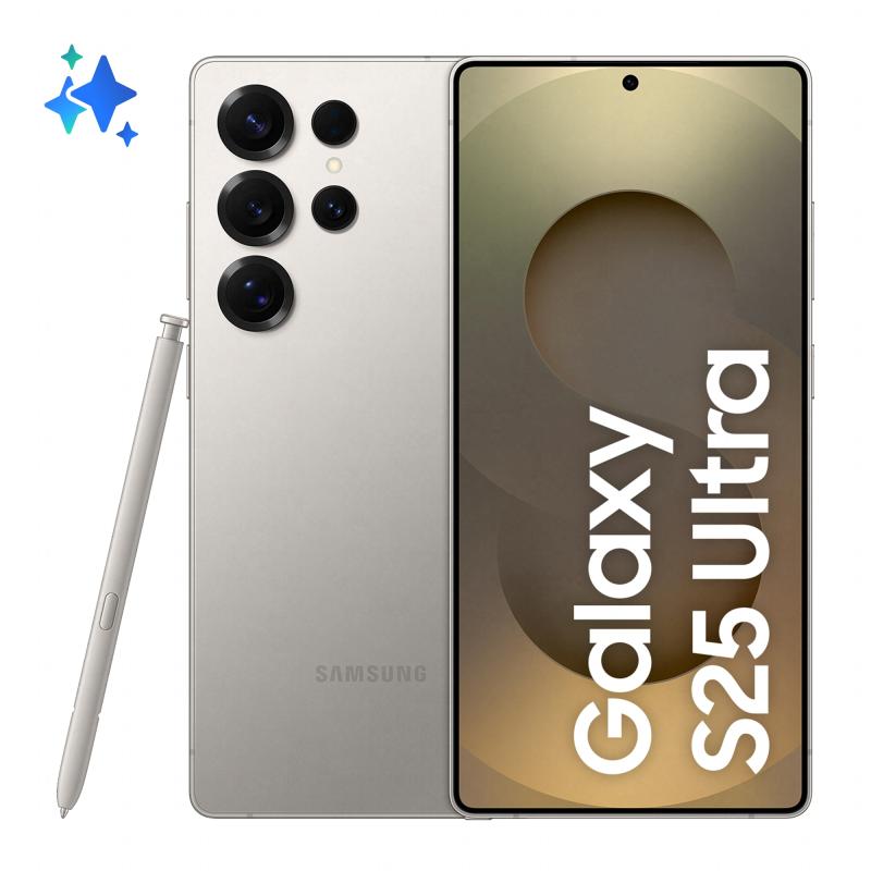 Samsung Smartphone Galaxy S25 Ultra 512GB 12GB RAM 5G Dual SIM Titanium Gray, SM-S938BZTGEUE - imagine 2