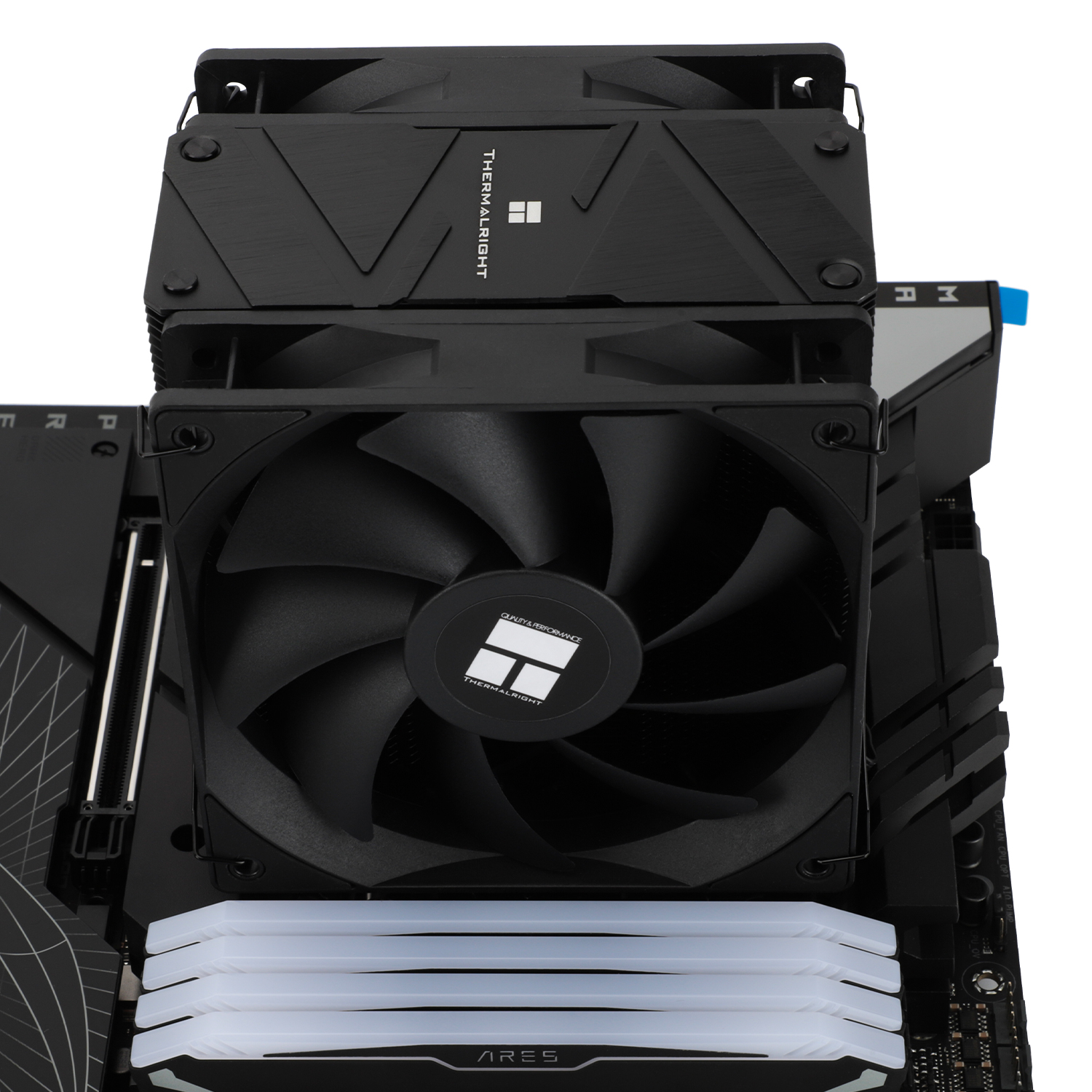Thermalright COOLER skt. Intel si AMD, racire cu aer, vent. 2 x 120mm, Burst Assassin 120 EVO Dark - imagine 4