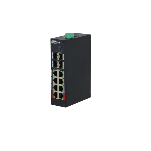 DAHUA 12 PORT HAR MANAGED DESKTOP SWITCH, DH-HS4412-8ET-120