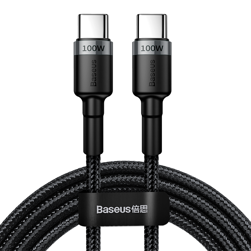 OTHER Cablu Date si Incarcare USB-C - USB-C Baseus Cafule, 100W, 2m, Gri, PHA, PHA, PHA