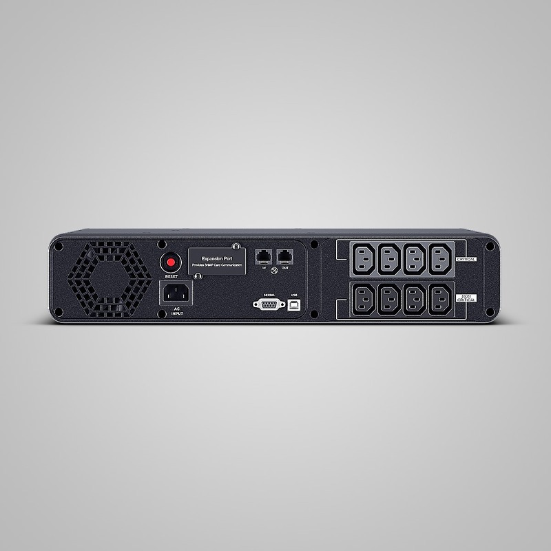 Cyber Power UPS Line Int. cu sin. pura, cu management, Rack 2U, LCD, 1200VA/720W, CP1200EIPFCRM2U - imagine 3
